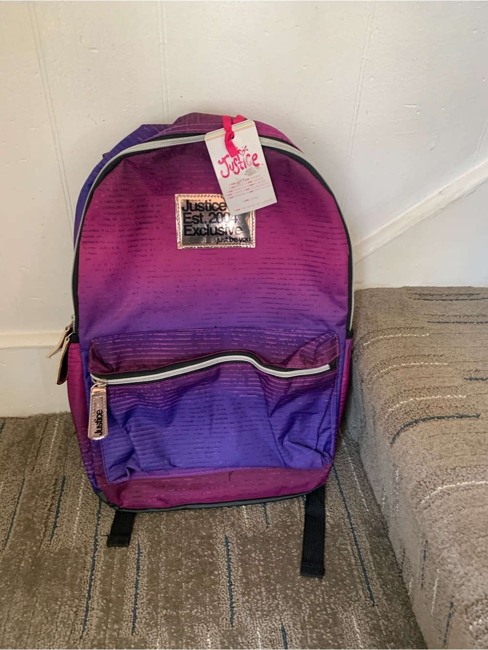Justice Ombre Pink to Purple Kids' Backpack